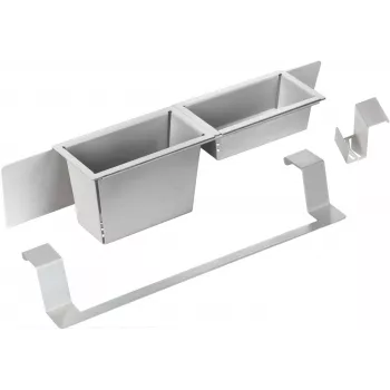 DEANTE Set accessori per lavello da cucina - Sifone salvaspazio e dispenser sapone liquido