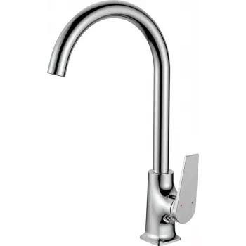 DEANTE Luga Rubinetto cucina miscelatore monocomando cromo ottone