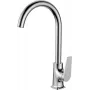 DEANTE Luga Rubinetto cucina miscelatore monocomando cromo ottone