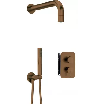 DEANTE Neo set doccia a incasso con soffione doccia 250 mm cromo