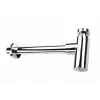 DEANTE NHC 031K Sifone lavabo rotondo, sifone a bottiglia in ottone cromato
