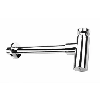 DEANTE NHC 031K Sifone lavabo rotondo, sifone a bottiglia in ottone cromato