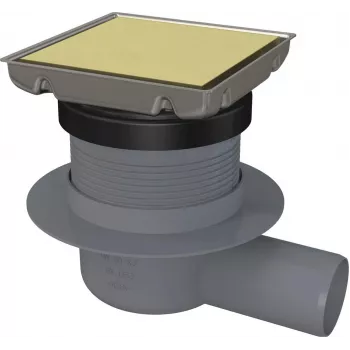 Piletta DEANTE Point Drain - reversibile 100x100 mm acciaio inox per doccia