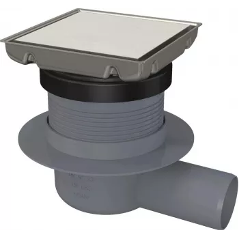 DEANTE Point Drain - Scarico doccia reversibile in acciaio inox 150x150mm