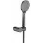 DEANTE Point Set doccia con miscelatore, cromo, soffione pioggia 200 mm, montaggio a parete
