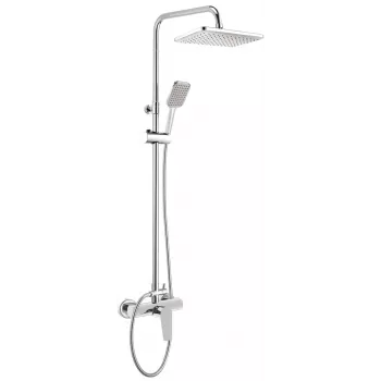 DEANTE Soffione doccia con miscelatore doccia cromato 250mm