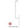 DEANTE soffione doccia con rubinetto - cromo, soffione tondo 250 mm, doccetta 3 funzioni, montaggio a parete