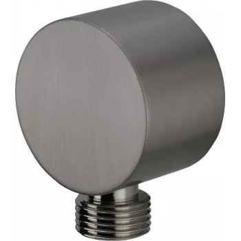 DEANTE connettore angolare 90° per tubo tondo 25 mm, cromato argento