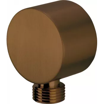 Deante Cascada NAC_C54K Giunto angolare rotondo per tubo doccia, 1/2 pollice, bronzo spazzolato