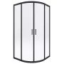 DEANTE Cabina doccia semicircolare 80x80 cm cromata