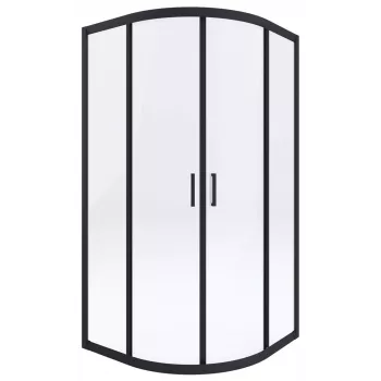 DEANTE cabina doccia semicircolare 90x90 cm cromo vetro trasparente