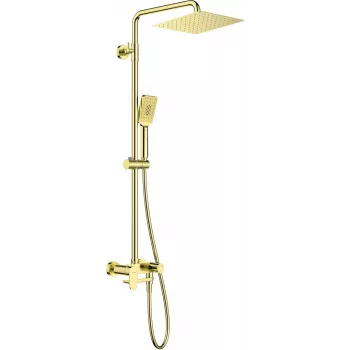 DEANTE soffione doccia con rubinetteria vasca - bocca orientabile, cromato