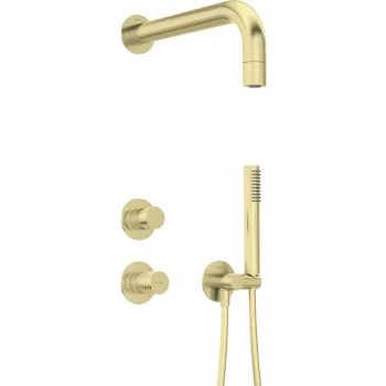 DEANTE Set doccia con soffione - nero