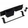 DEANTE Set accessori lavello nero 3 pezzi dosatore sapone cucina portaspugna portaspazzole