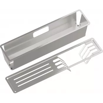DEANTE Set accessori lavello acciaio inox spazzolato argento