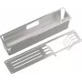 DEANTE Set accessori lavello acciaio inox spazzolato argento