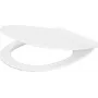 DEANTE Slim sedile WC soft-close - duroplast, bianco, forma a D, quick release