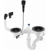 DEANTE Sifone space-saver per lavello in granito 1,5 e 2 vasche