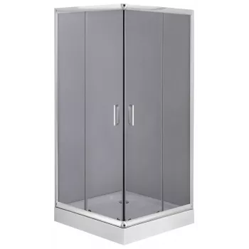 Cabina doccia quadrata DEANTE 80x80 cm cromo vetro di sicurezza