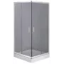 Cabina doccia quadrata DEANTE 80x80 cm cromo vetro di sicurezza