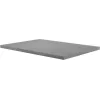 DEANTE Fioriera in pietra per palo - sistema modulare, cemento, grigio, 360x360x50 mm