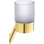 DEANTE tazza a parete per tubo 16 mm - ottone nichelato