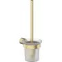 DEANTE Spazzola WC a parete con supporto in acciaio inox, finitura opaca, argento