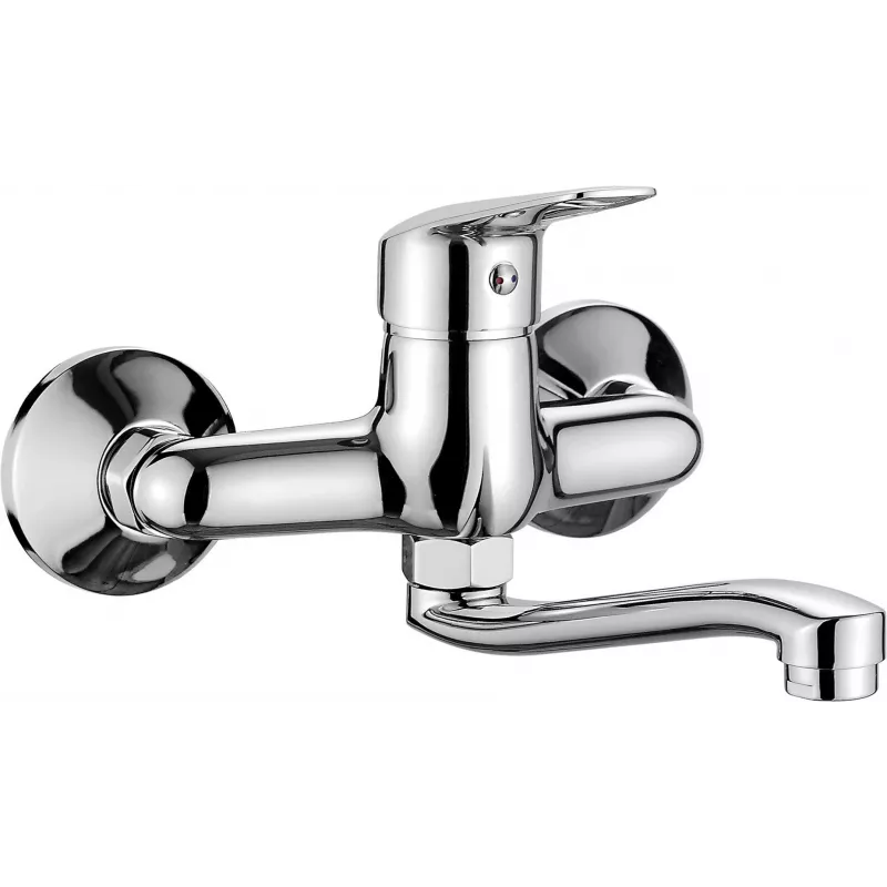 Rubinetto lavabo da parete DEANTE nero opaco Arnika Nero