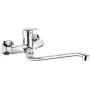 DEANTE Miscelatore lavabo a parete con bocca allungata - attacco a tubo, cromato, serie Neo