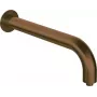 DEANTE Bocca doccia da parete - 380 mm, nero opaco, ottone, monoleva, interasse 150 mm