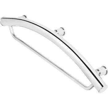 DEANTE Portasciugamani a parete 2in1 - acciaio inox, cromo lucido, 450 mm