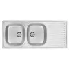 DEANTE ZEU 3210 lavello da cucina in acciaio inox 2 vasche con gocciolatoio