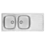 DEANTE ZEU 3210 lavello da cucina in acciaio inox 2 vasche con gocciolatoio