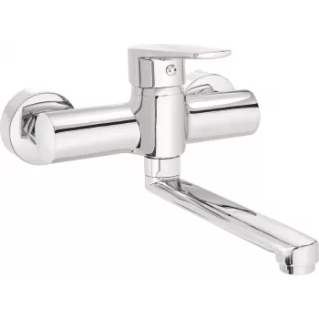 DEANTE Zicco miscelatore monocomando lavabo da parete cromo