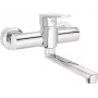 DEANTE Zicco miscelatore monocomando lavabo da parete cromo