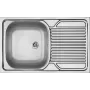DEANTE ZM5 3110 lavello 1 vasca in granito composito con gocciolatoio - appoggio, onice nero