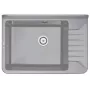 DEANTE ZYT 311A Lavello da cucina a 1 vasca da incasso in acciaio inox spazzolato 540x440x250 mm