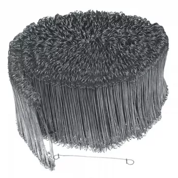 DEDRA 1276 filo di legatura zincato con occhiello per ferro d'armatura, 1,0 mm x 12,7 cm, 2500 pz