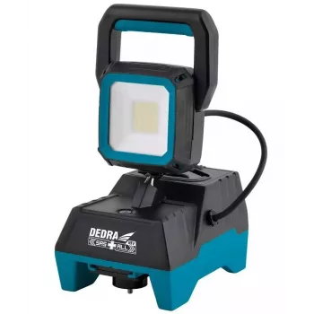 DEDRA Lampada d'ispezione a batteria 1600LM 18V 0*Ah SAS+ALL