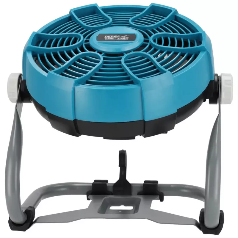 DEDRA DED7074 ventilatore a batteria 18V 230mm 3 velocità con gancio di sospensione e supporto per treppiede