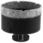 DEDRA Corona diamantata brasata sottovuoto M14 72mm