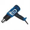 DEDRA Pistola ad aria calda 2000W con regolazione temperatura a 3 livelli, 4 ugelli e spatola