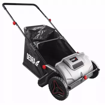 Dedra raccoglitore manuale per foglie ed erba, 530 mm, 27 L, nero/arancione