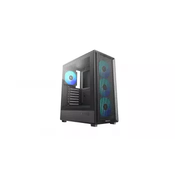 Deepcool CC550 4F case Mid-Tower, 4x ventole LED 120mm, vetro temperato, nero