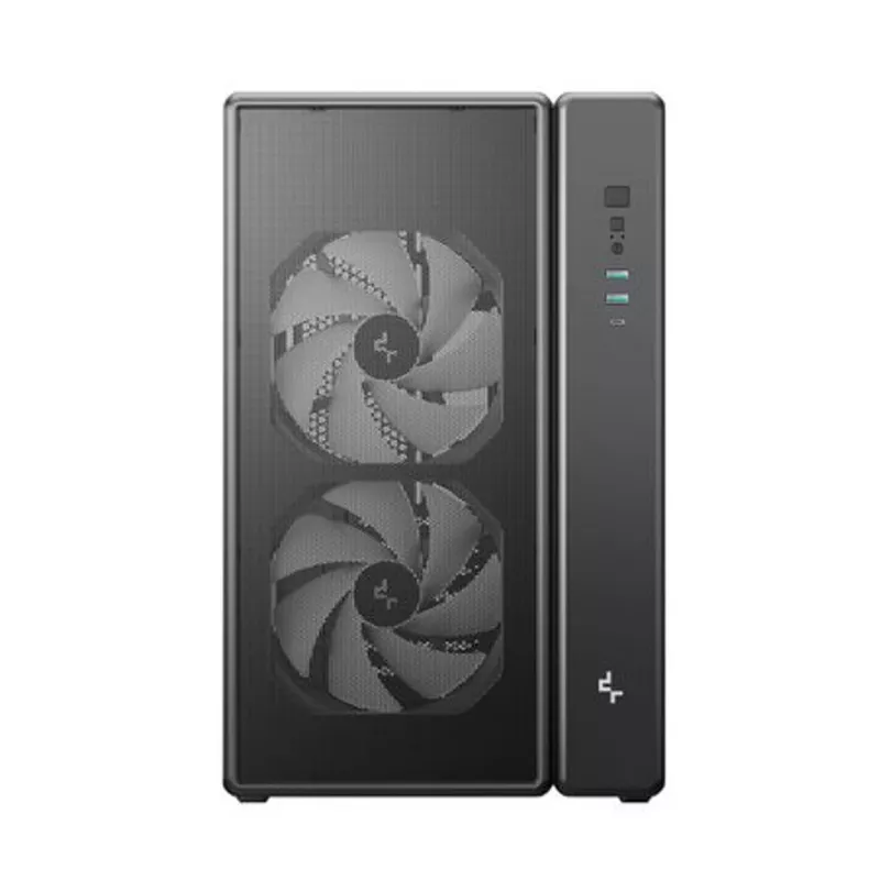 Deepcool CG590 MESH 2F case mid tower - nero, vetro temperato, 2 ventole da 120mm
