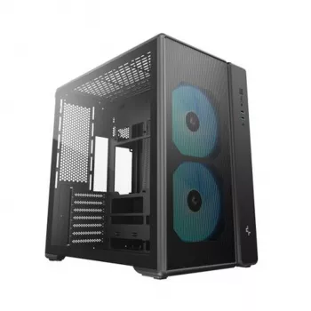 Deepcool CG590 MESH 2F case mid tower - nero, vetro temperato, 2 ventole da 120mm