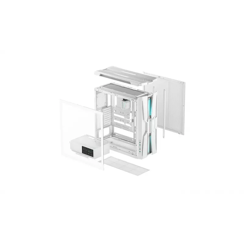 Deepcool GENOME III case Full-Tower bianco con raffreddamento a liquido 360mm integrato