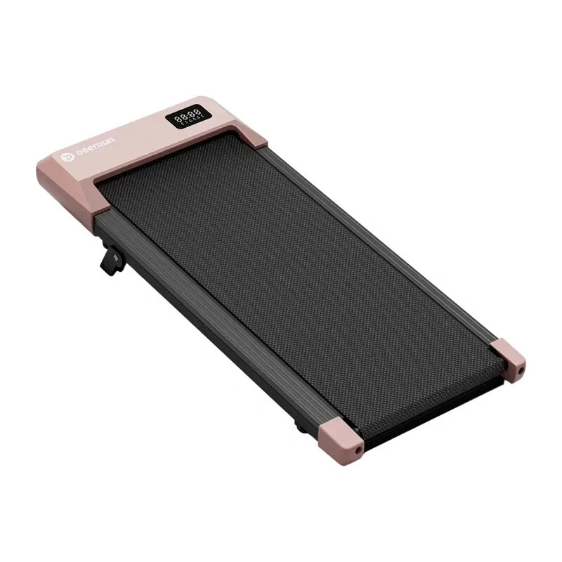 DeerRun Q2 Urban tapis roulant elettrico, inclinazione 7%, carico massimo 136 kg, display LED, app Bluetooth, rosa