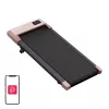 DeerRun Q2 Urban Tapis roulant elettrico (rosa) - Tapis roulant pieghevole 12 km/h con display LED e Bluetooth