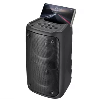 Defender Boomer altoparlante Bluetooth 20W con luce, FM, USB, AUX, microfono